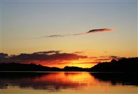 Solnedgang ved Hafrsfjord